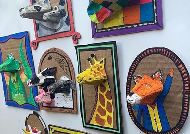 3D Animal Wall Sculptures
